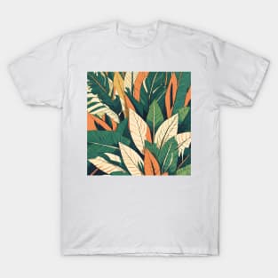 Tropical leaves forming a compact bush T-Shirt